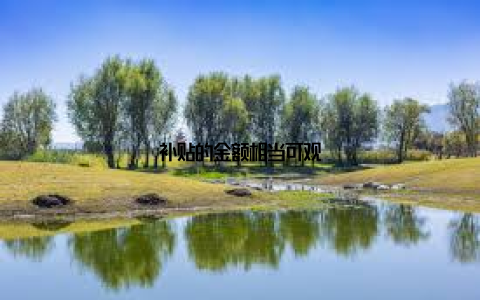 补贴的金额相当可观