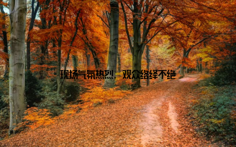 现场气氛热烈, 观众络绎不绝