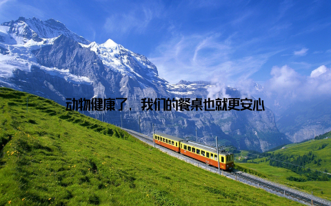 动物健康了, 我们的餐桌也就更安心