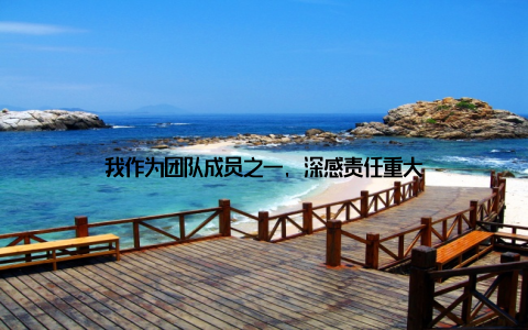 我作为团队成员之一, 深感责任重大