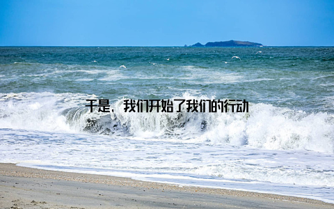 于是, 我们开始了我们的行动
