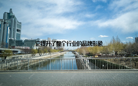 它提升了整个行业的品牌形象