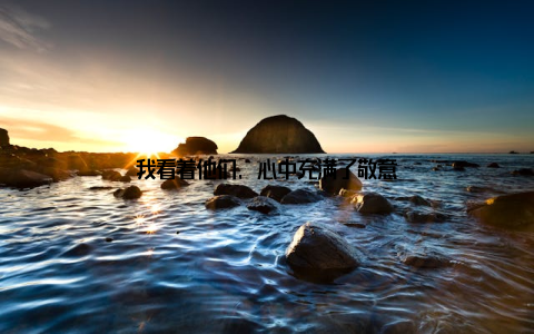 我看着他们, 心中充满了敬意